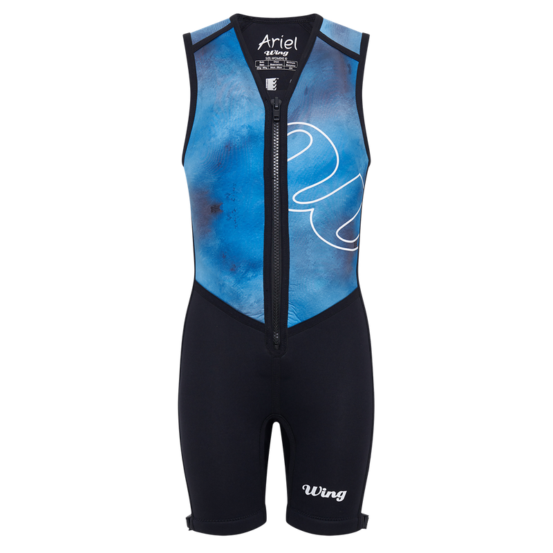 WING Ariel S-less Bouyancy  Suit Ladies Size 14 Blu