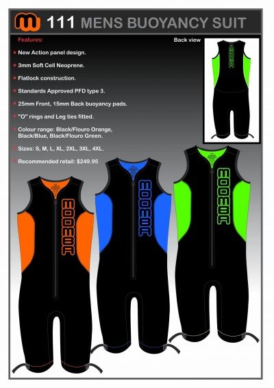 Moomba Mens S/less Barefoot Suit