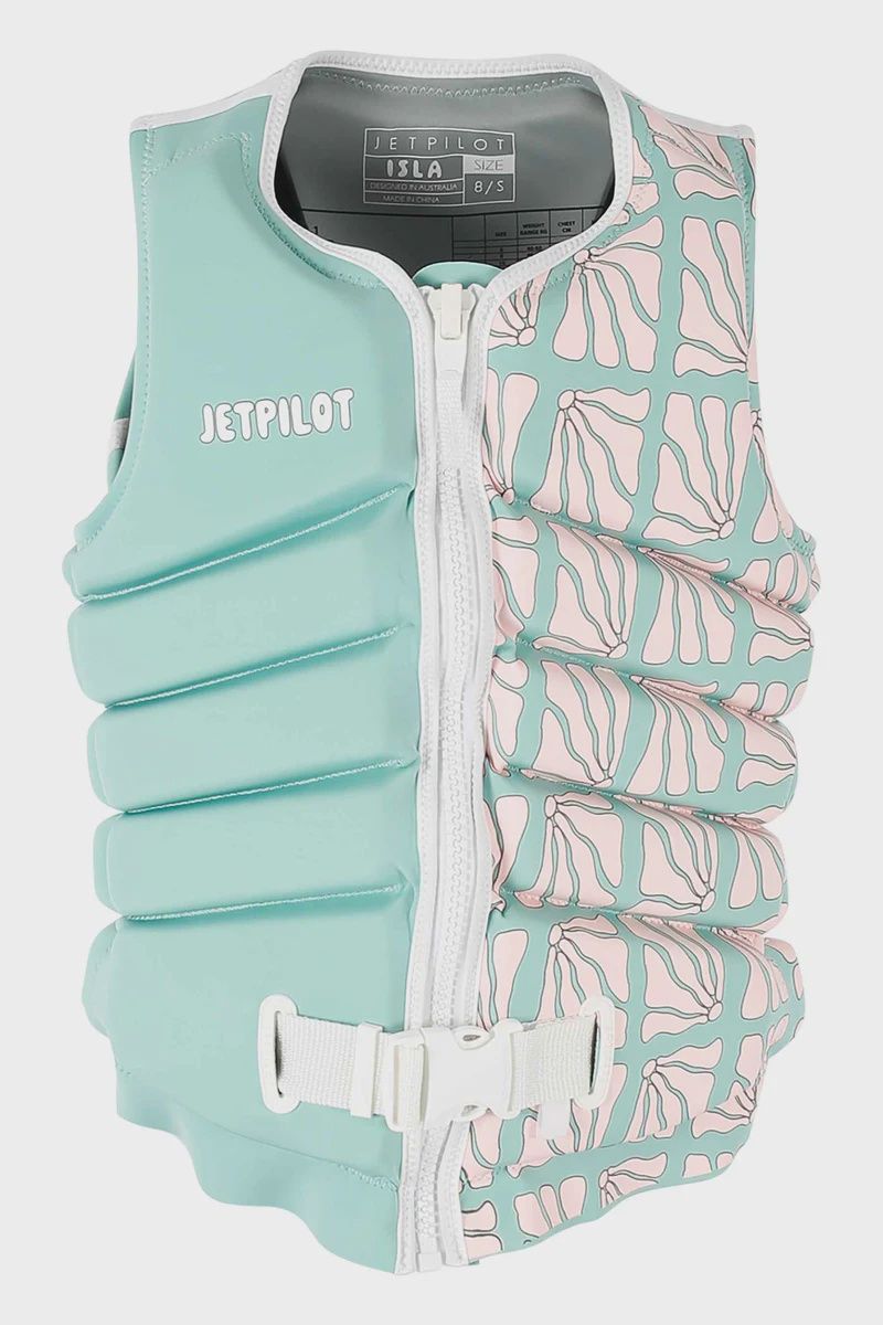 JETPILOT JA24303 TEL-071 ISLA F/E LADIES NEO VEST TEAL 16