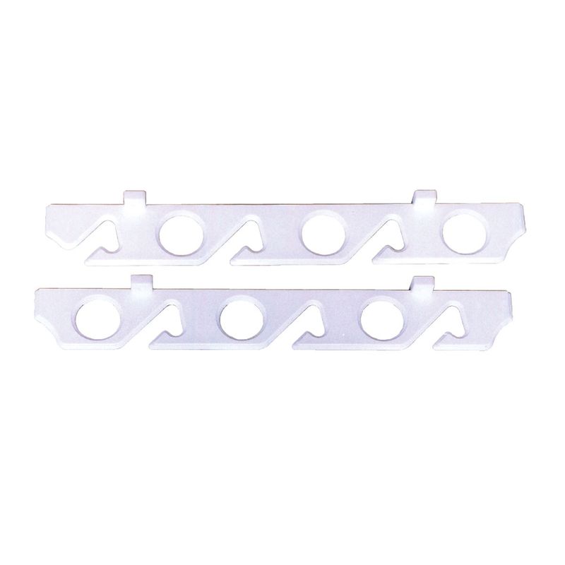 Rod Storage Rack, White-6 Rods,192646