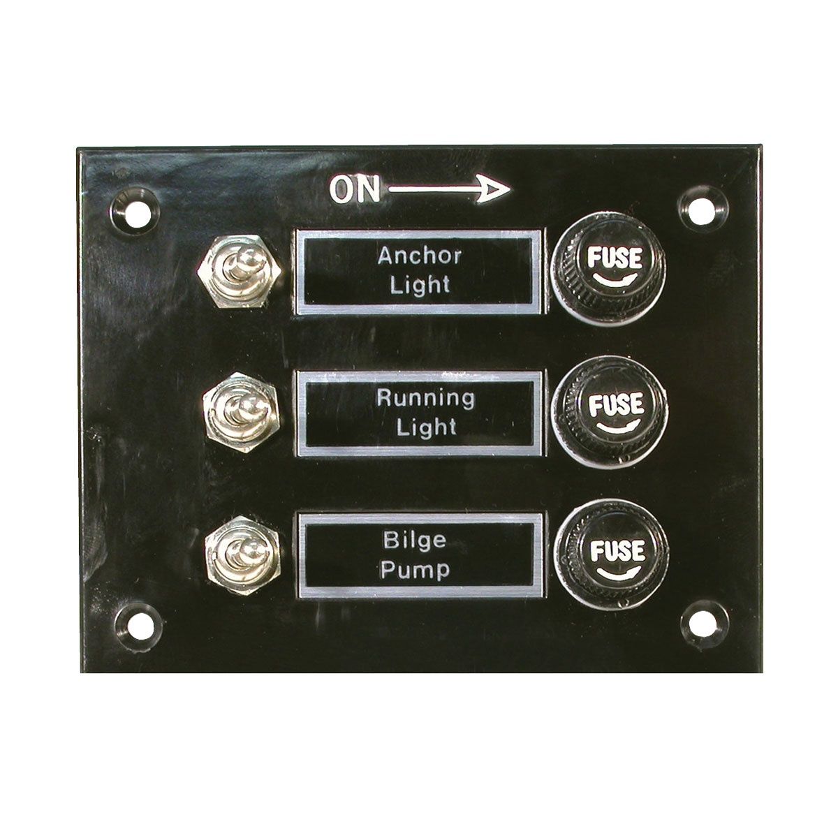 Switch Pan 3gang Blk Ba 114000