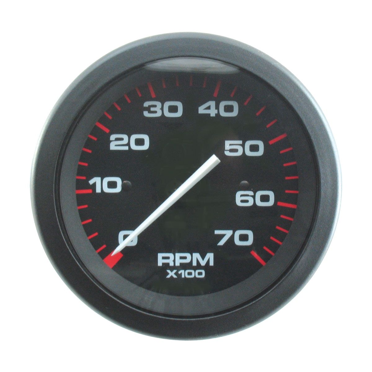 Tacho 7000rpm Black Omega