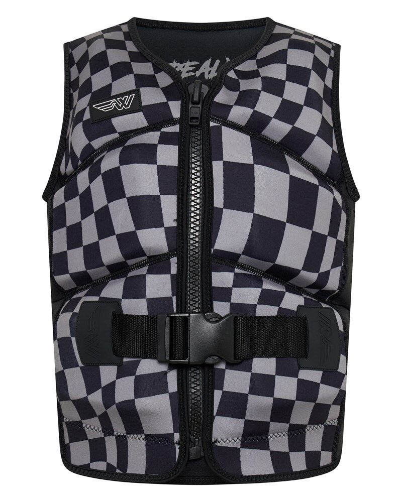 WING REALM JNR 10 BOUY VEST WARPED CHECK