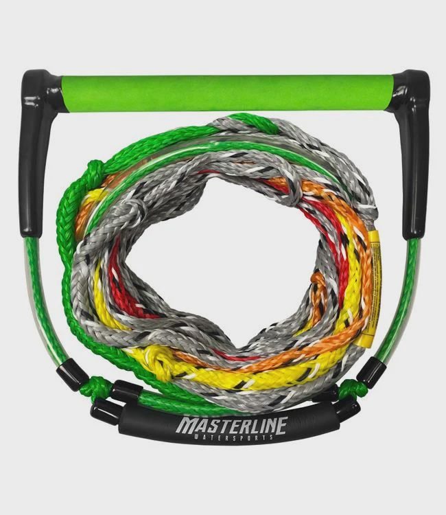 MASTERLINE 5 LOOP EASY UP ROPE SUEDE 14&quot; GREEN HDL