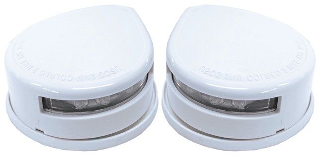 Nav Light Led Horizontal Mnt White