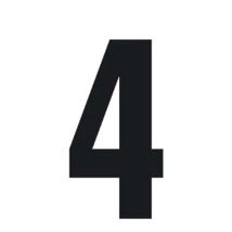 White Rego Pr Number 4