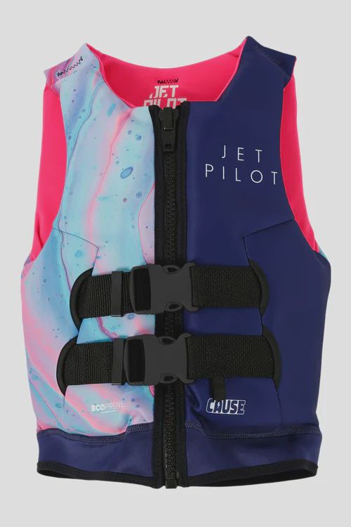 Jetpilot Cause F/E Infant Eco vest Size 1-2 Fairy Floss