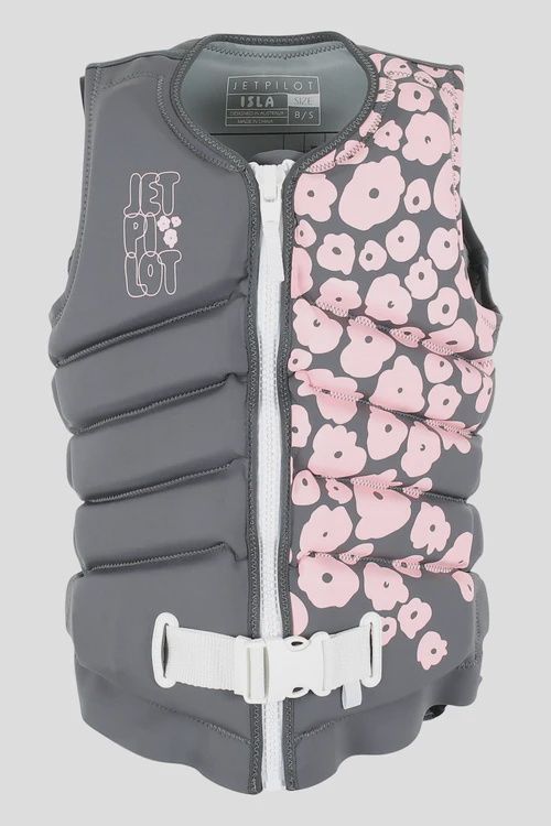 JETPILOT JA24303 CHAR-073 ISLA X1 F/E NEO VEST CHARCOAL 16