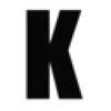 Black Rego Letter K