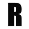 Black Rego Letter R