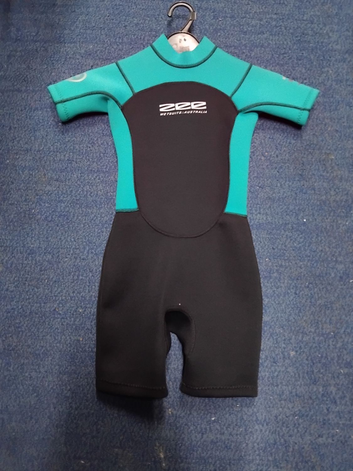ZEE KIDS SPRING SUIT SIZE 1 TEAL/BLACK