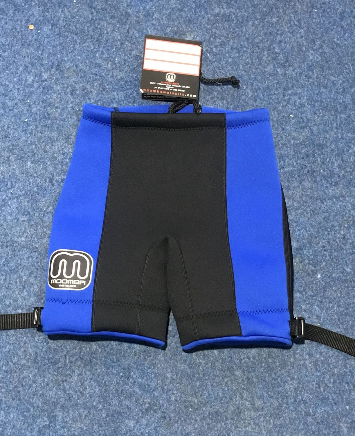 MOOMBA KIDS SKI SHORTS BLUE SIZE 8