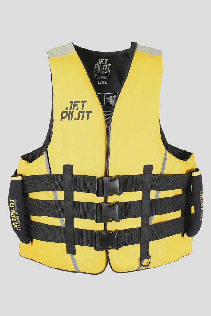JETPILOT TITAN F/E NYLON VEST BLACK/YELLOW 2XL