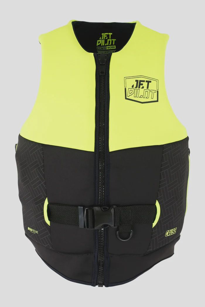 JETPILOT JA24217 YEL CAUSE L50 S-GRIP F/E ECO VEST YELLOW 2XL
