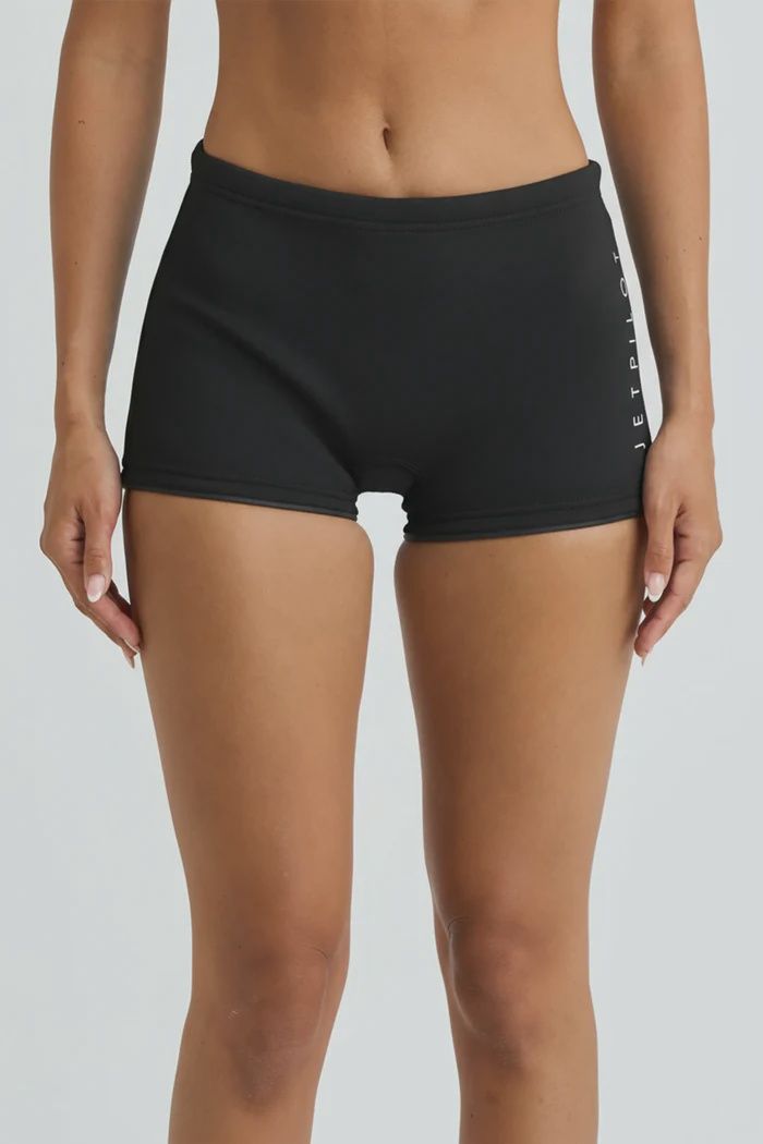 Jetpilot Corp Ladies 2.5&#39;&#39; Shorts-black 8
