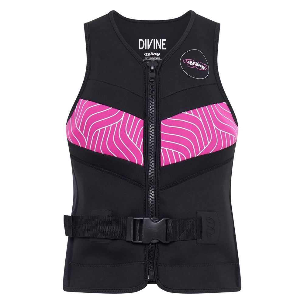 WING DIVINE LADIES 14 BOUYCANCY VEST BLACK/PINK