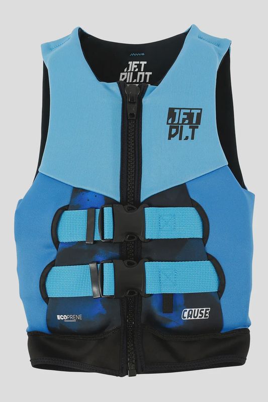 JETPILOT THE CAUSE F/E YOUTH ECO VEST BLUE 12-14