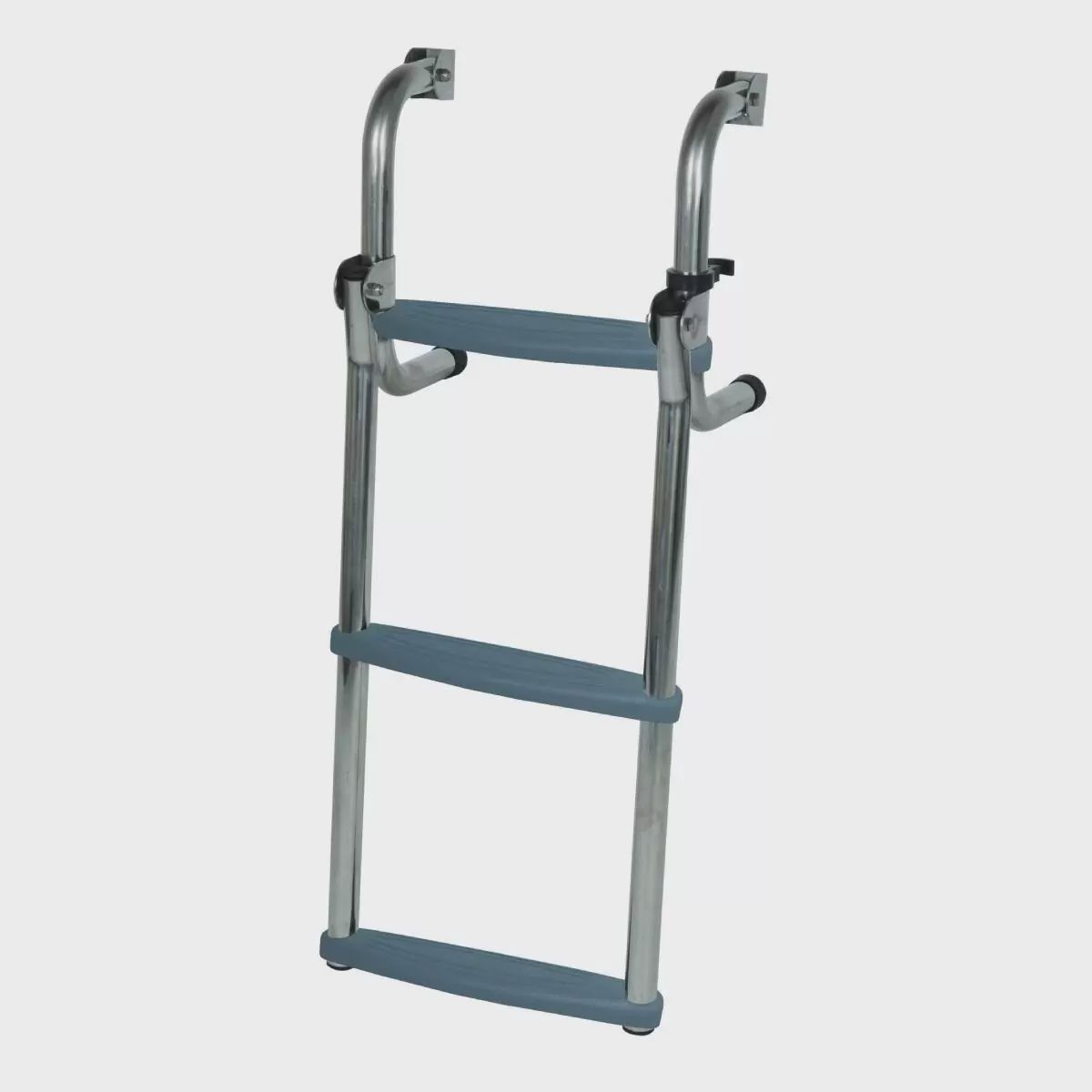 Ladder 3 Step Stainless Steel Short Base