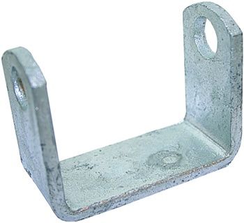 Gal. Roller Bracket 8in X 20mm