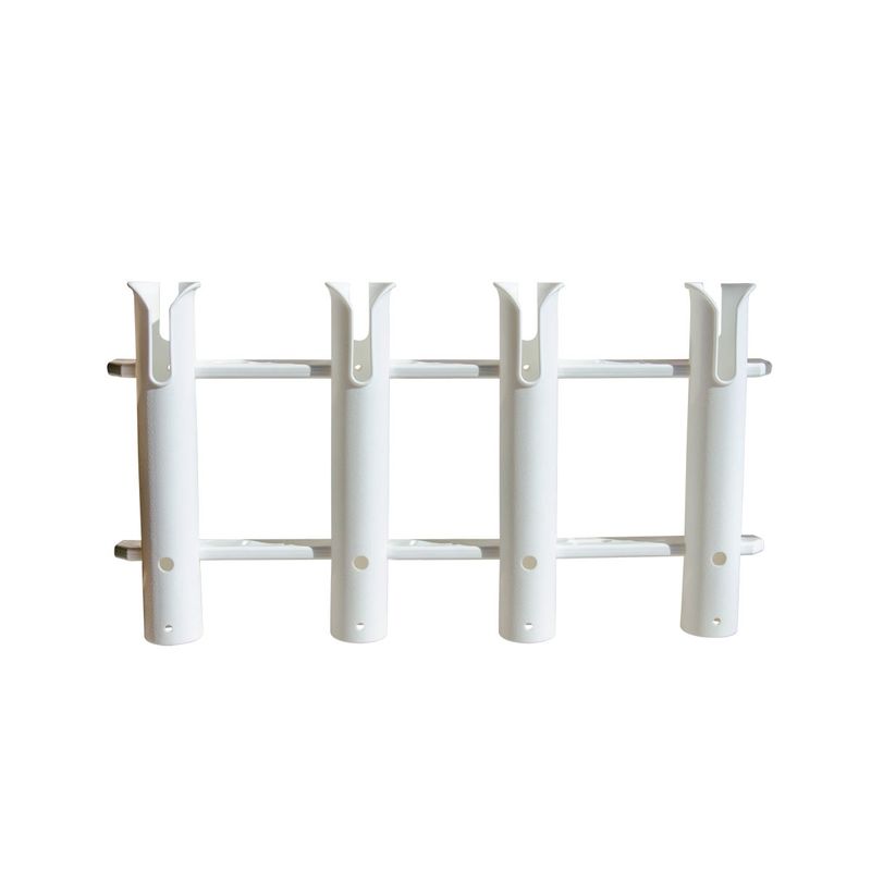 Rod &amp; Knife Holder, White, 4 Rods