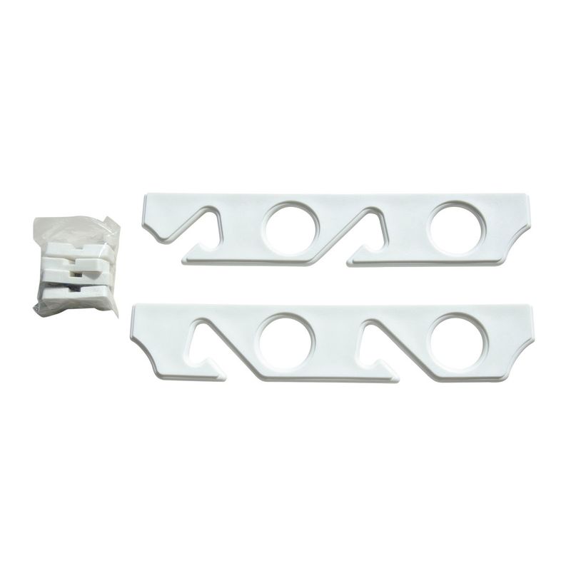 Rod Storage Rack, White-4 Rods,192644