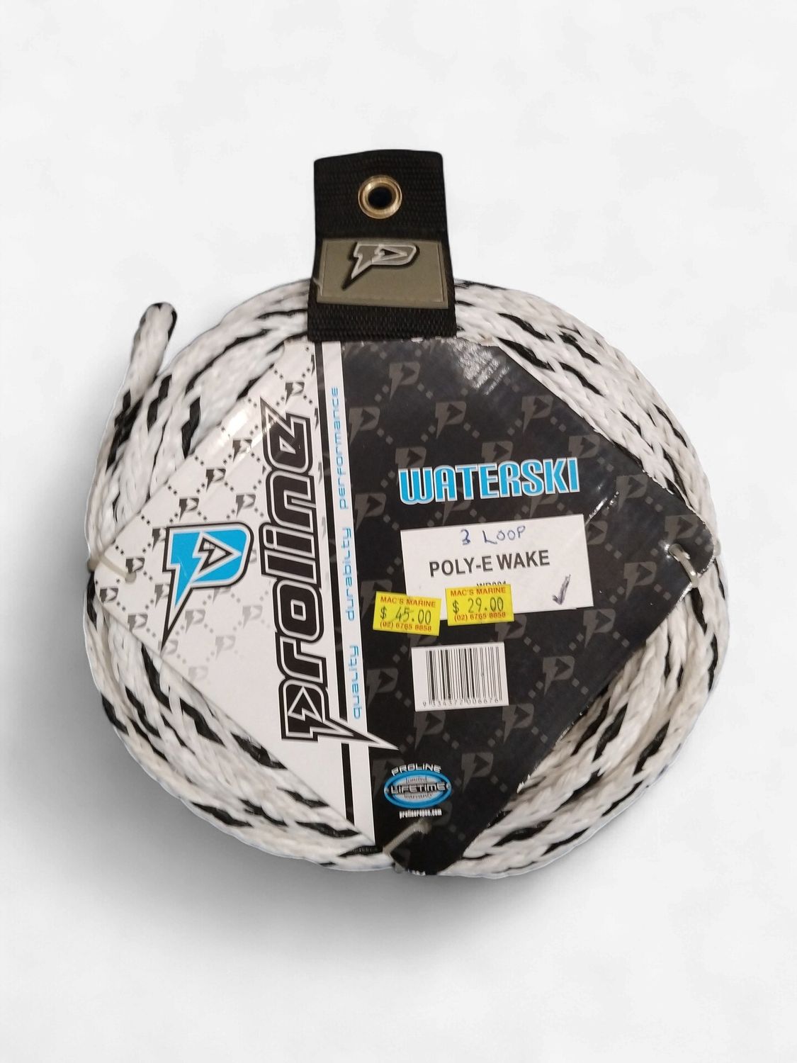 PROLINE POLY E WAKE 3 LOOP ROPE WR004
