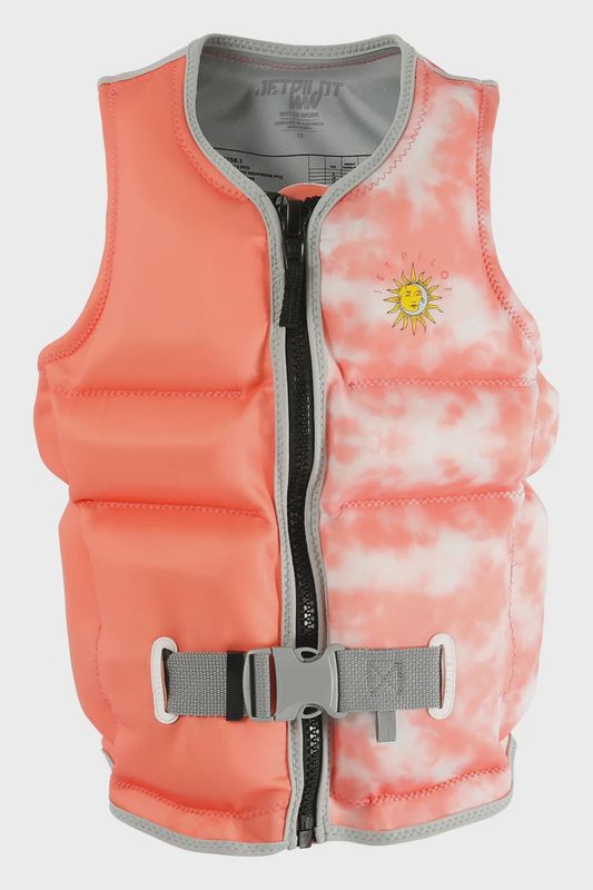 Jetpilot X1 Zahra Front entry Ladies Neo Vest peach