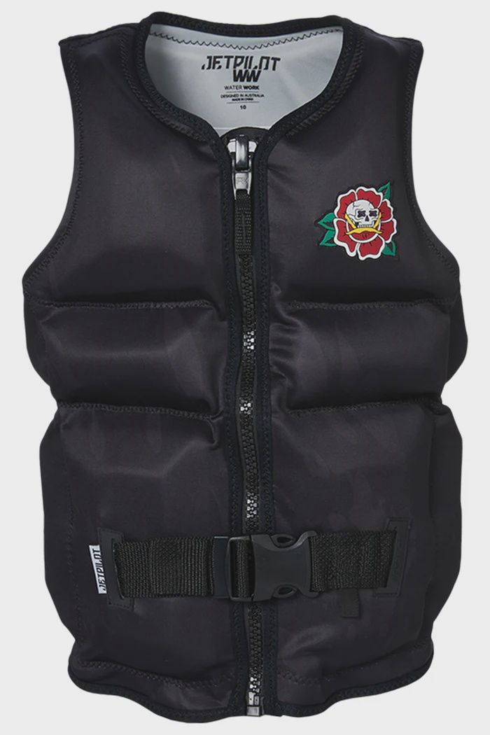 Jetpilot X1 Boys Neo Vest Black