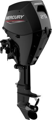 Mercury 25hp Elec Start 4 Str with Tiller Handle. Long