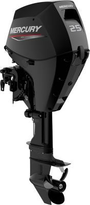 Mercury 25hp Elec Start 4 Str Power Tilt Long with FWD Control and Smart Craft Gauge