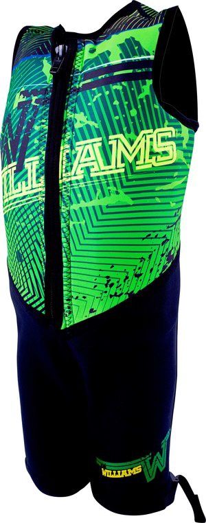 Williams Buoyancy Sleveless Jnr, Colour: Green, Size: 18