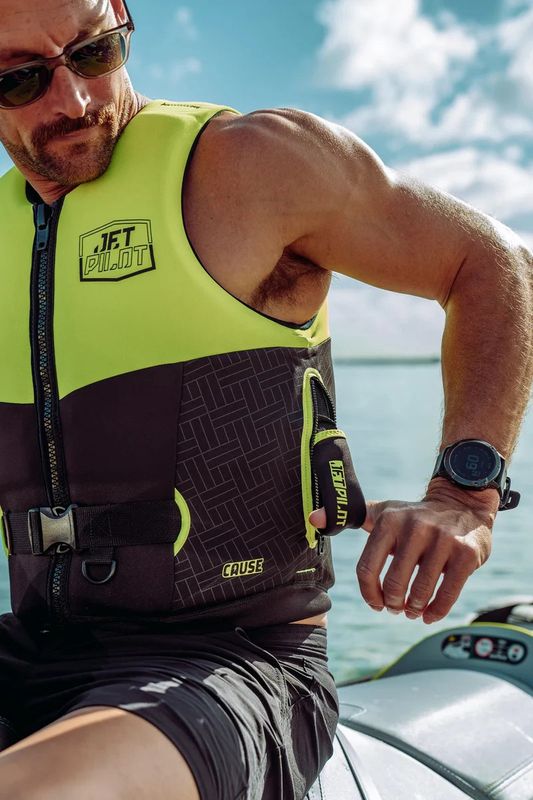 JETPILOT JA24217 YEL CAUSE L50 S-GRIP F/E ECO VEST YELLOW MED