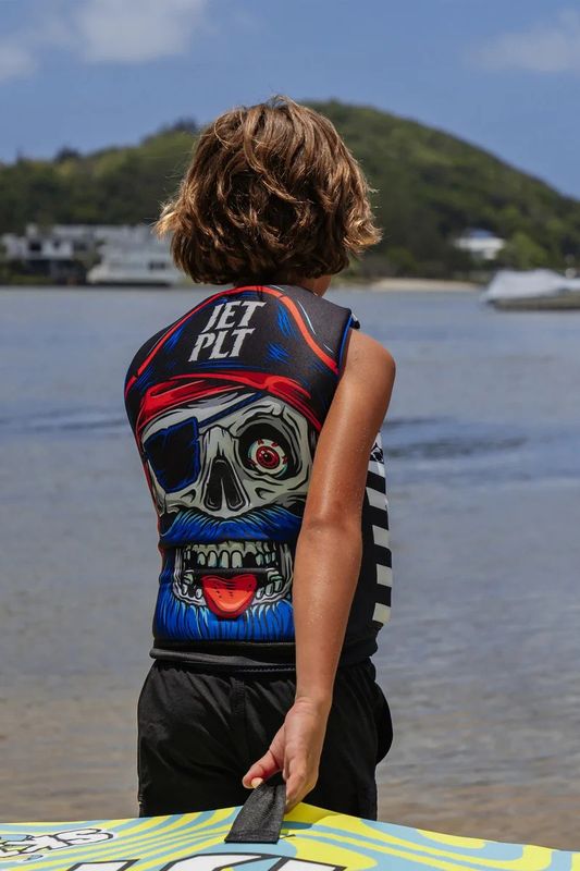 Jetpilot cause Boys F/E youth Eco Vest Black