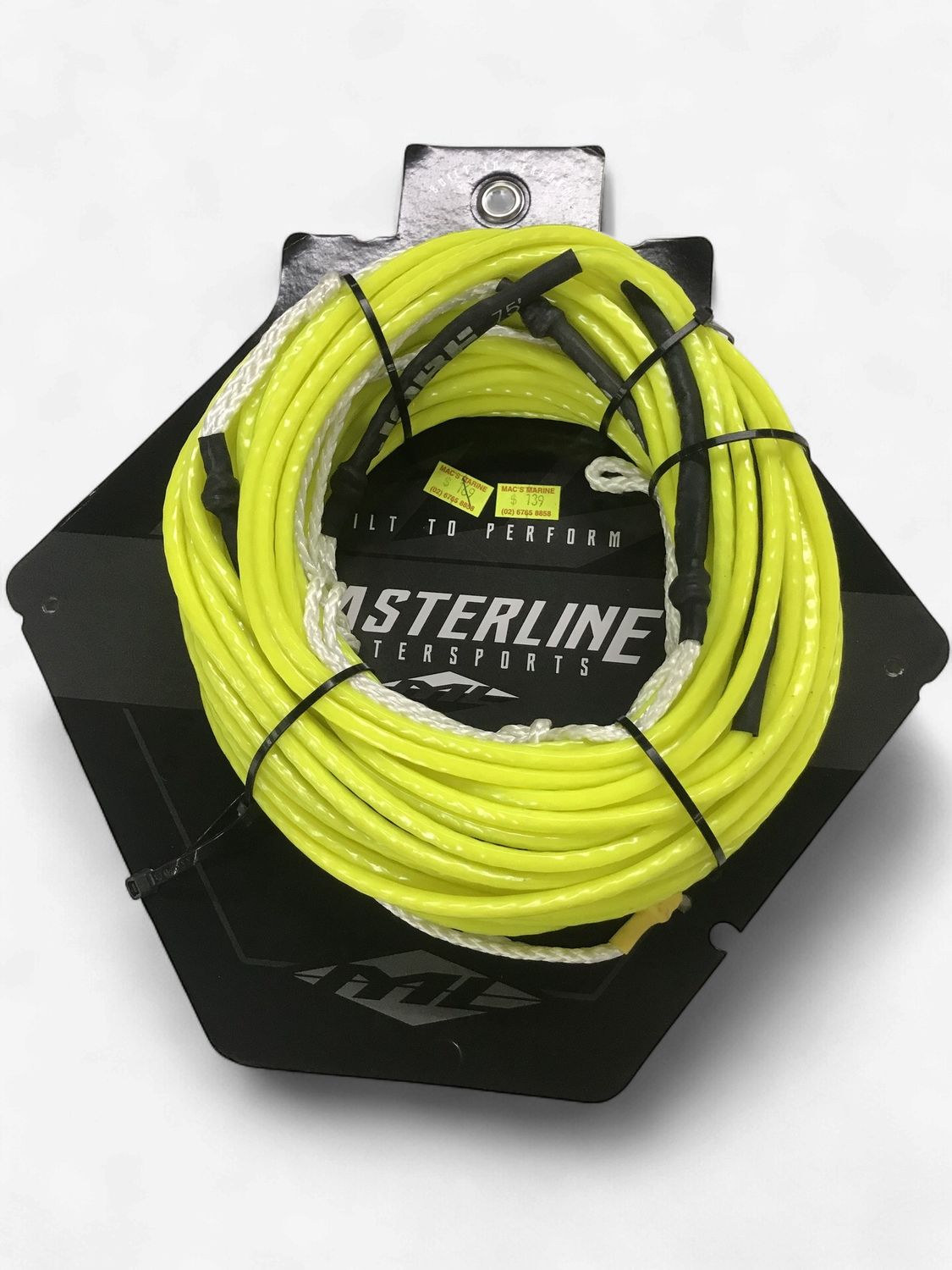 MASTERLINE WAKE MAINLINE ROPE 80FT PVC SPECTRA MRW0901M MASTERLINE WAKE MAINLINE ROPE 80FT PVC SPECTRA MRW0901M