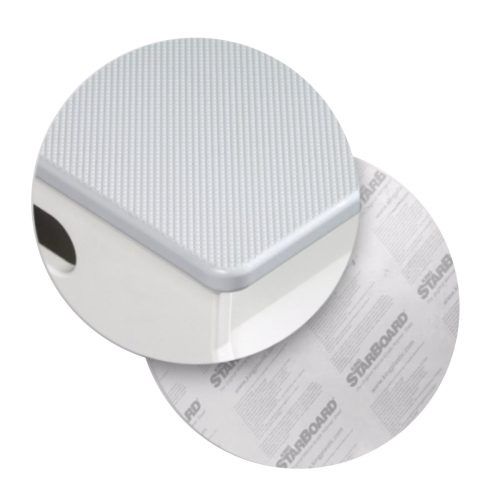 KING STARBOARD ST POLYMER BOARD 1/2" WHITE/WHITE 27"X48"