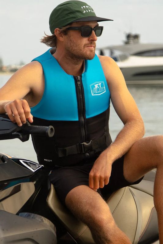 JETPILOT CAUSE MENS S-GRIP F/E ECO VEST BLUE M