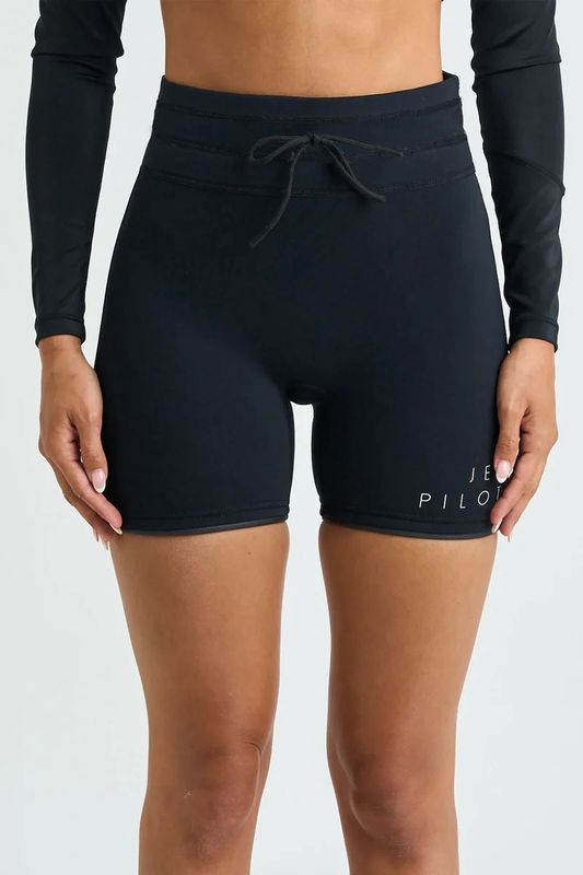 JETPILOT CORP LADIES CORP NEO SHORT 7" BLACK 10