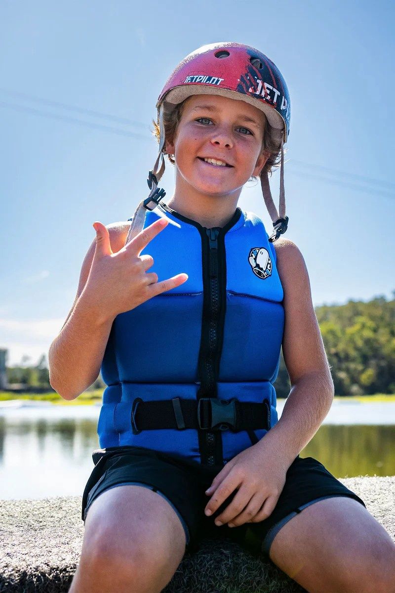 Jetpilot Freeride Boys Eco vest 12 Blue