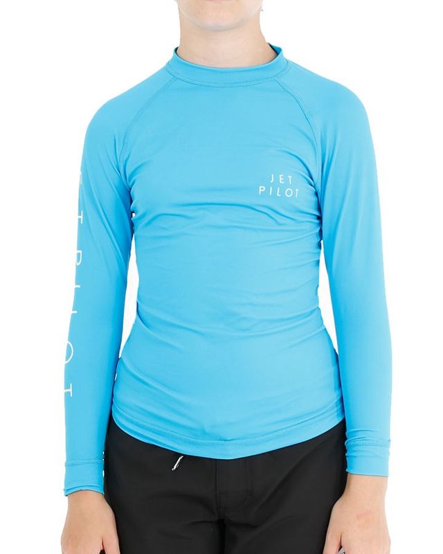 Jetpilot Prime Rashie Long Sleeve Blue