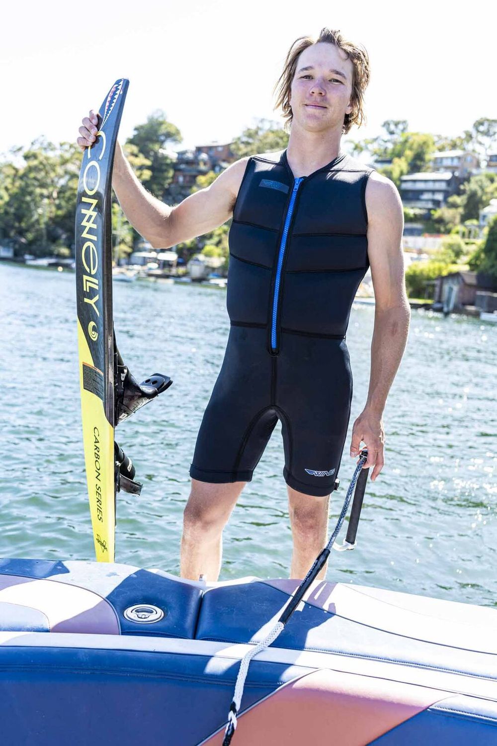 WING SUPER COMP SUIT LGE BLACK