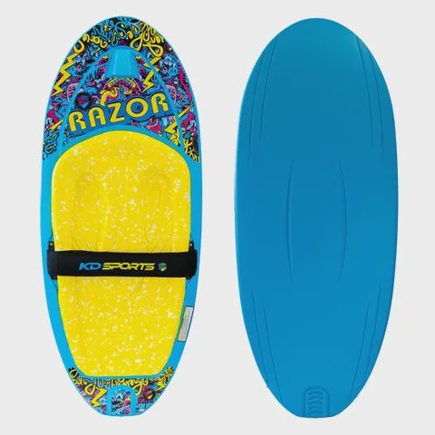 KD RAZOR KNEEBOARD- BLUE YELLOW
