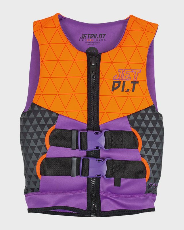 Jetpilot Boys or Girls Neo Vest- The Cause- orange