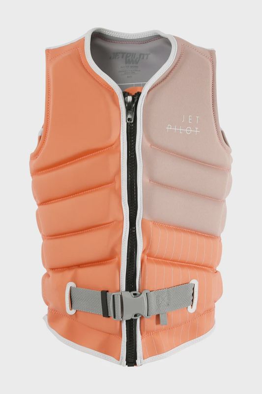 Jetpilot Pacer Ladies Front entry Neo Vest Peach