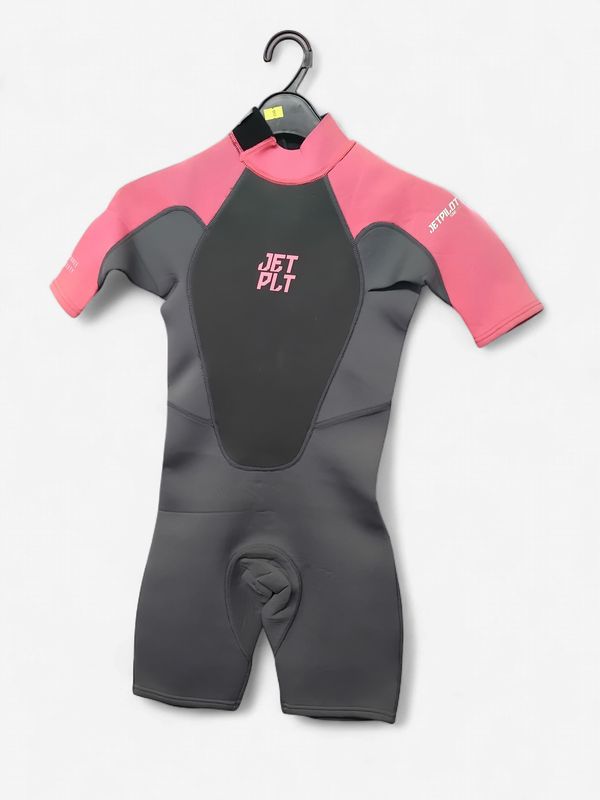 Jetpilot Kids Short sleeve Spring Suit Pink/Black