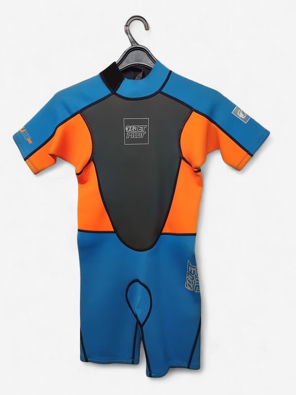 Jetpilot Kids Short sleeve Spring Suit Blue/Orange