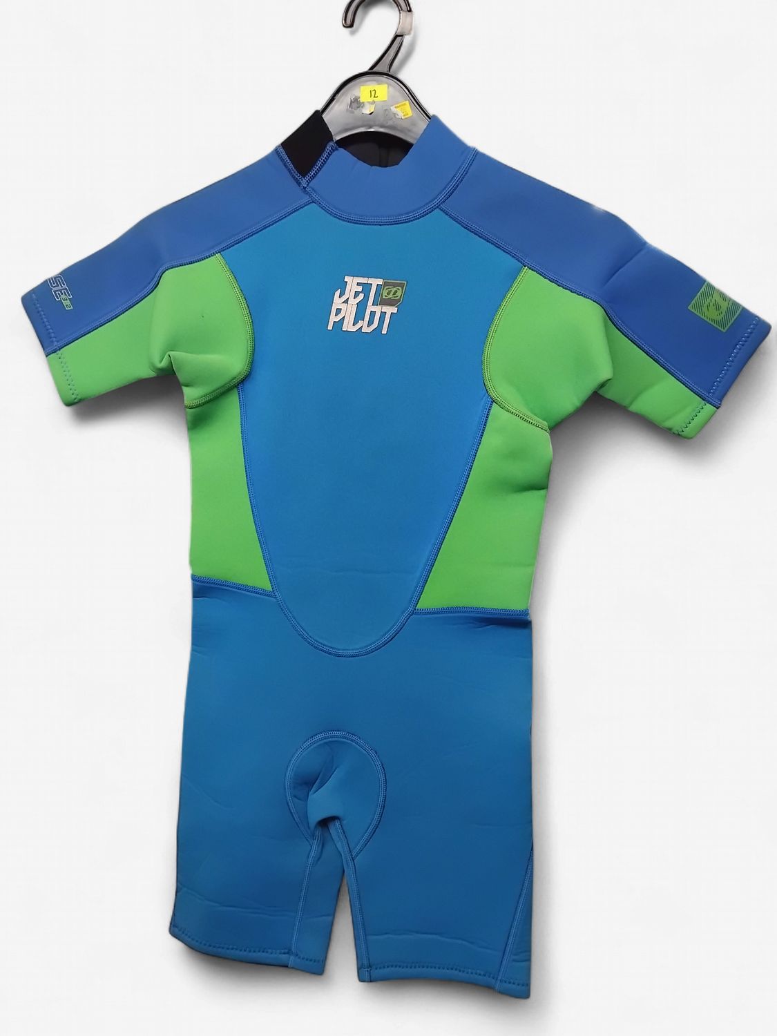 Jetpilot Kids Short sleeve Spring Suit blu/ Green
