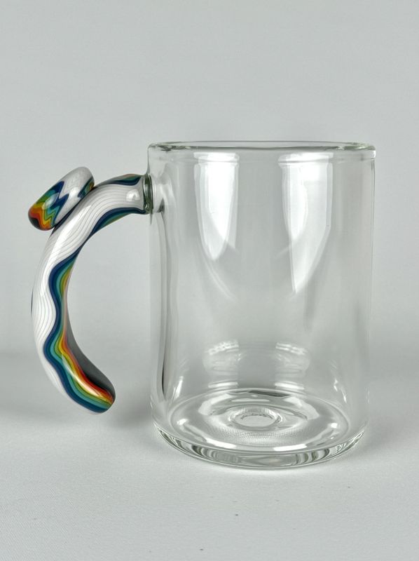 Rainbow Wig-Wag Coffee Cup