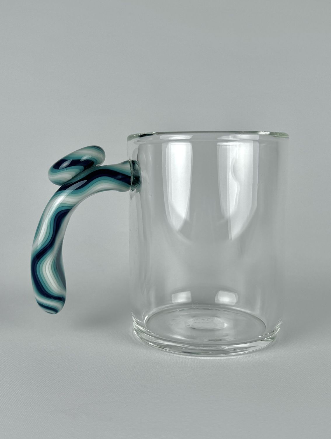 Blue Swirl Coffee Cup
