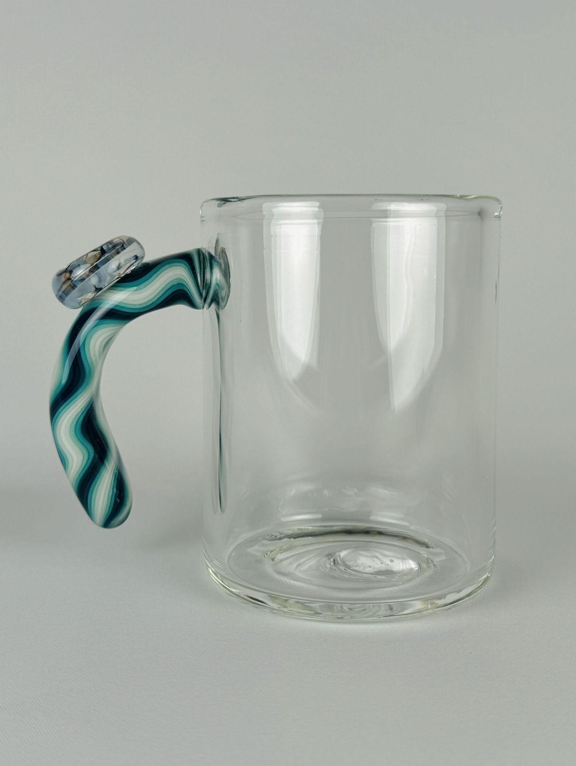 Blue Swirl with Murrini Coffee Cup