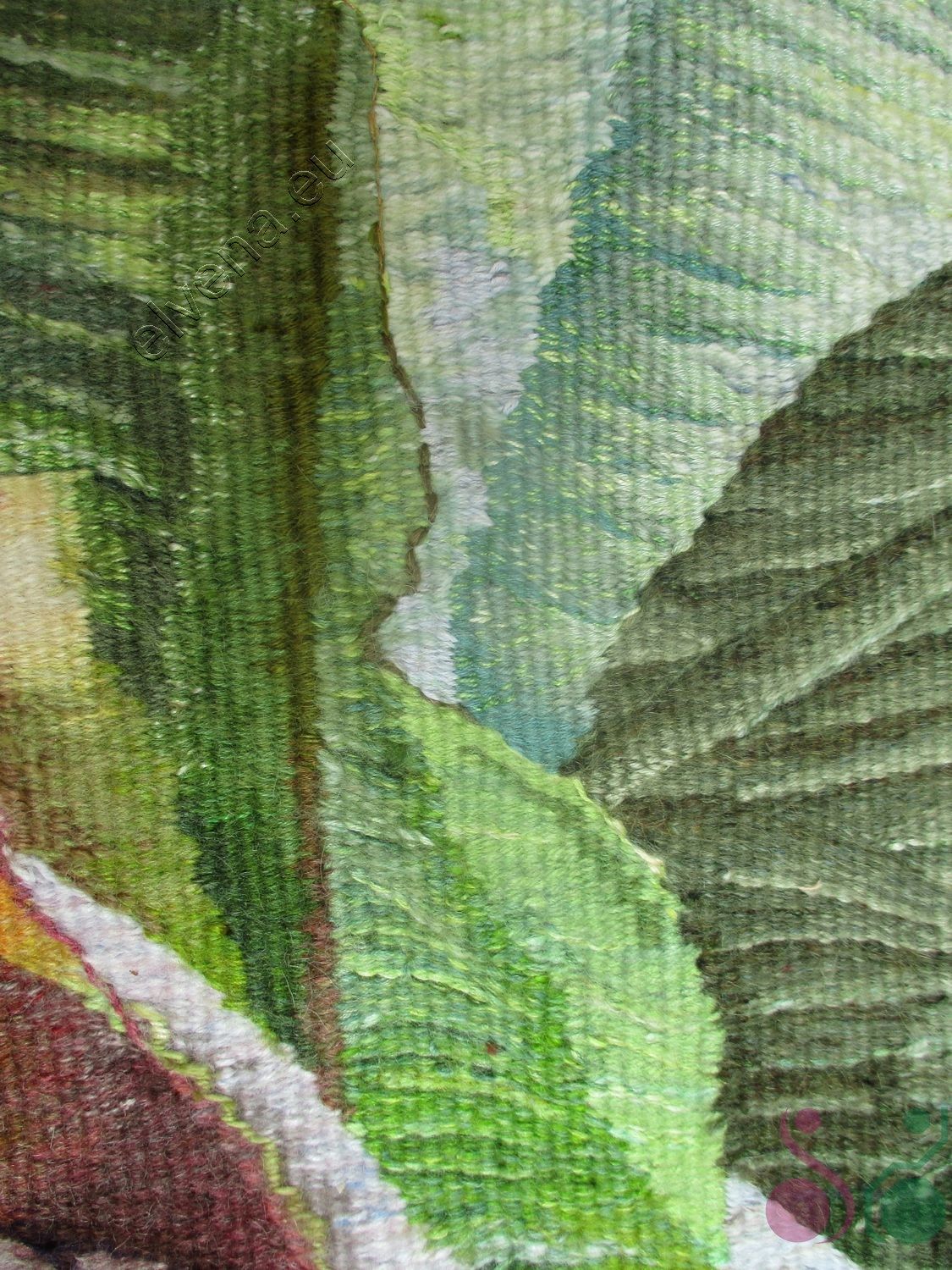 Artistical Gobelin "Flower of a banana plant" 54 x 69 cm
